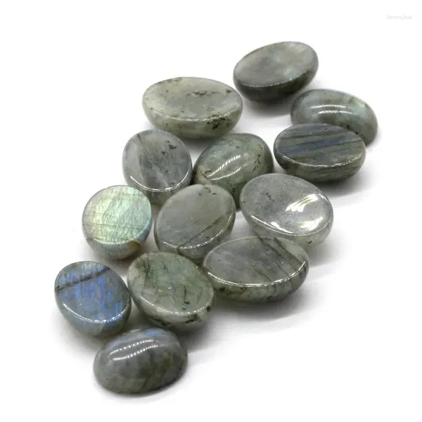 Pedras preciosas soltas labradorite natural cabochão pedra preciosa anel oval face cab talão