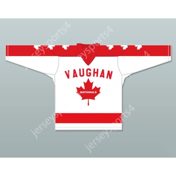 Custom Vaughan Nationals Wayne Gretzky 9 Hockey Jersey Metro Junior B League Neue Top S-M-L-XL-XXL-3XL-4XL-5XL-6XL