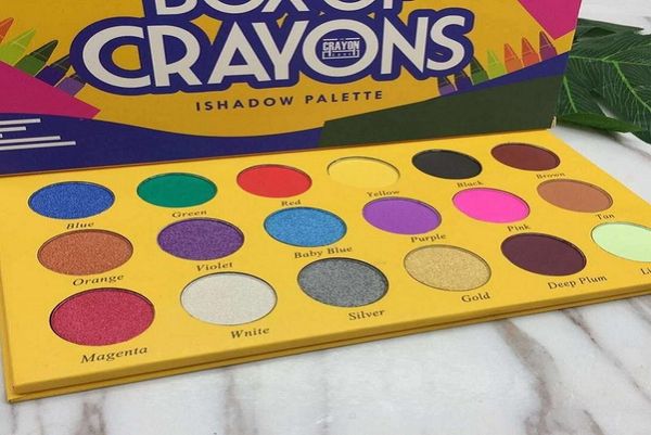 BOX OF CRAYONS Palette di ombretti 18 colori Shimmer Makeup Ombretto occhi matte3241741