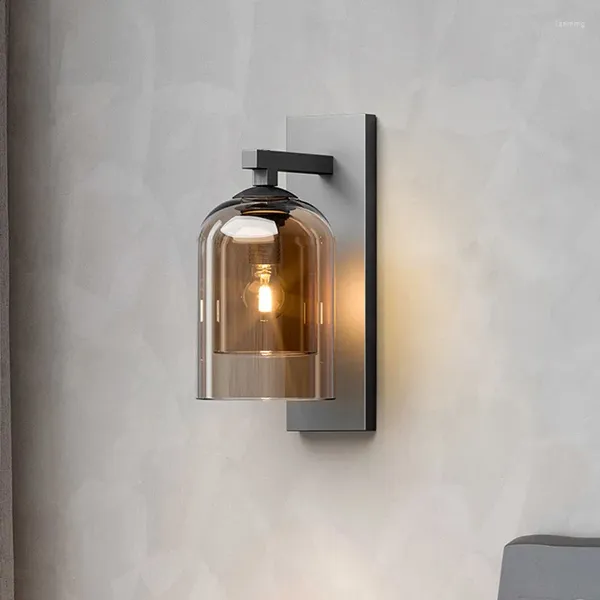 Lâmpada de parede fora da noite designer sala estar à prova dwaterproof água clássico pendurado personalizado lampe decorações modernas