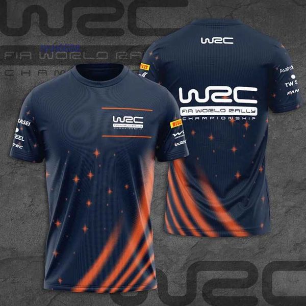 Camisetas para hombres 2023/2024 Nuevo F1 Fórmula Uno Equipo de carreras Verano O-cuello para mujer Impresión 3D Rally Street Carta transpirable Manga corta 5wq7