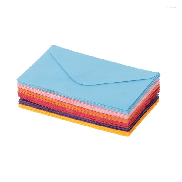 Подарочная упаковка Ioio, набор из 50 разноцветных конвертов разных цветов для свадьбы/детского душа, приглашение на день рождения, письмо, сумка для денег