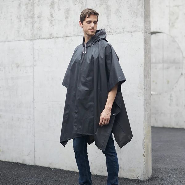 Abbigliamento antipioggia Impermeabile multifunzionale Universale da uomo Impermeabile trasparente Zaino da donna Poncho Cappotto antipioggia Impermeabile Campeggio Escursionismo 231202