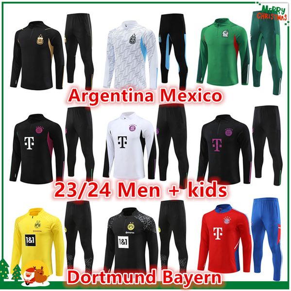 2023 2024 ArgentinaES football tracksuit jacket Men and kids 23 24 soccer tracksuit football kits tracksuits Training suit jogging chandal survetement tuta
