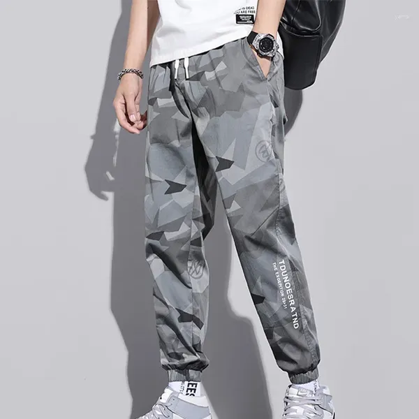 Männer Hosen Männer Jogger Cargo Camouflage Jogginghose Outdoor Wandern Camping Schnell Trocknend Harem Tasche Casual Hosen Streetwear