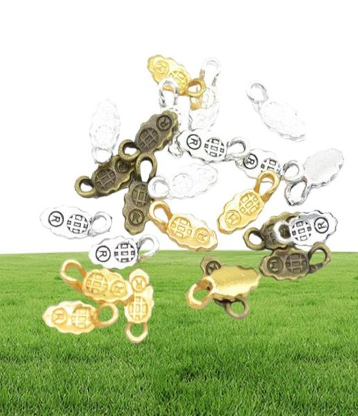 1000 Stück Löffel Oval Scrabble Kleber auf Ohrringbügel zum Anbringen von Glasfliesenanhängern für die DIY-Herstellung in 4 Farben3621857