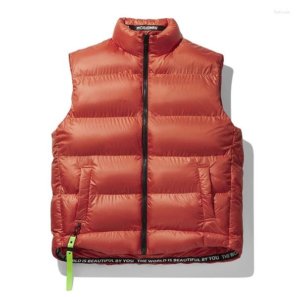 Gilet da uomo antivento comodo cotone moda stile casual abbigliamento da uomo di alta qualità cerniera capispalla regalo per padre marito