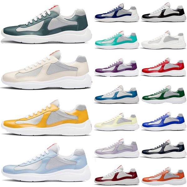 Scarpe da ginnastica 2023 Americas Cup OG Originale in pelle verniciata Designer vintage America Scarpe Casual Mocassini con plateau Suola in gomma Sport Outdoor Donna Taglia bassa Eur 38-46