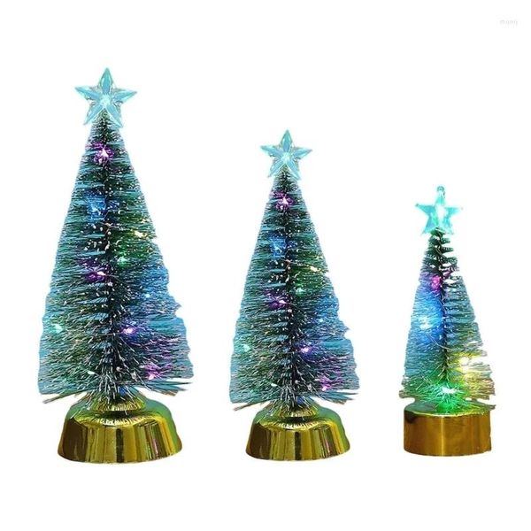 Decorações de Natal vibrantes iluminam enfeites de árvores decoração de feriado de longa duração atraente para casas escolas