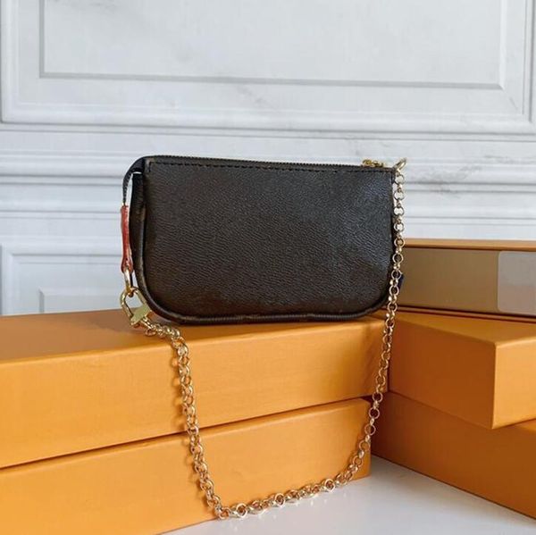 Роскошный дизайнерский женский кошелек-кошелек с коробкой, сумочка, клатч, держатель для карт, сумки для ключей, высококачественные цветы, буквы, сетка, серийный код