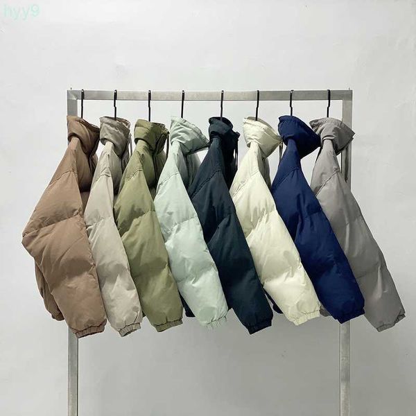 Piumino da uomo Parka Nebbia Gaojie Chaopai Doppio filo Essentialcoatcoat Piumino in cotone allentato resistente 1mdg