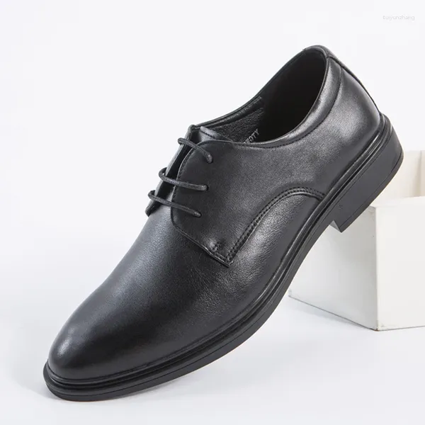 Scarpe eleganti Design classico Derby 2023 Stringate Plus Size 44 Uomini delicati Uomini d'affari formali Uomo all'ingrosso 3608