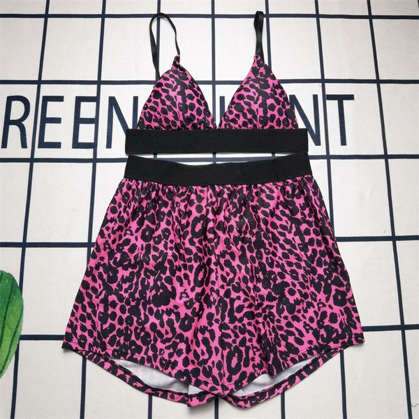 Bikini Designer Mayo Desen Mektubu Sutyen Şort Set Sexy Lingerie Briefs Kadınlar Moda İçi Boş Out Bikini Mayo
