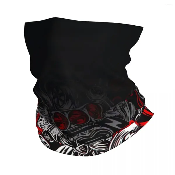 Schals, roter Totenkopf, Graffiti-Kunstmuster, Bandana, Halstuch, Motocross, Wickelschal, Sturmhaube, Reiten, Unisex, Erwachsene, winddicht