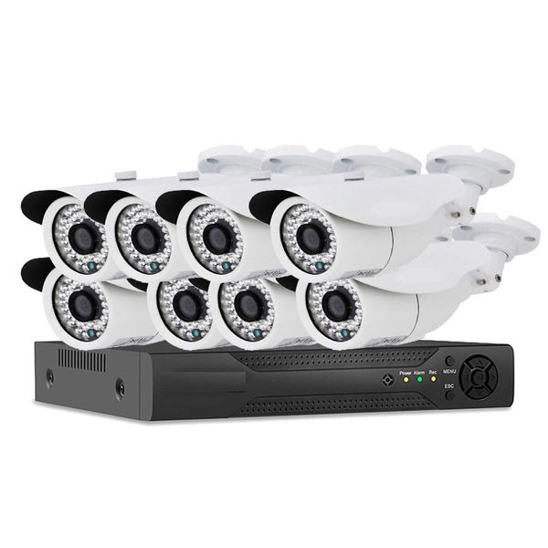 8-Kanal-DVR-Kamera-Kits, 2,0 MP, 5,0 MP, 8 Kanäle, Sicherheitsüberwachung, DVR-Kamera-Set, unterstützt Mobiltelefon-App XMEYE