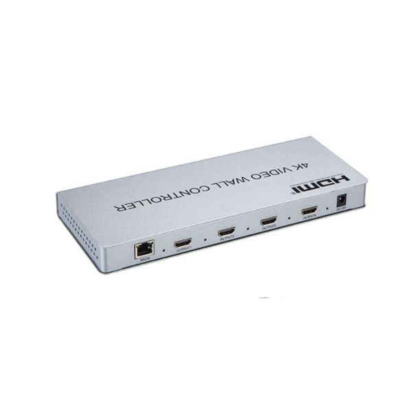 Controlador de parede de vídeo 1X4 1X6 1X9 Monitor 1080P DVI VGA Processador de vídeo USB 2X2 2X3 3X3 Divisor HDMI Controle de parede de vídeo de 9 canais com controle remoto