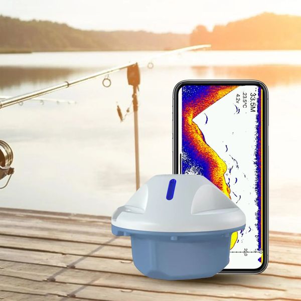 Fish Finder Cercatori sonar Display LCD facile da usare Dimensioni Ice Fishfinder per la pesca in mare, lago, fiume, forniture 231202