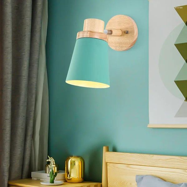 Lampada da parete in vetro, applique lunghe, letto intelligente, illuminazione impermeabile per bagno