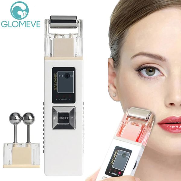 Dispositivi per la cura del viso Microcorrente galvanica Macchina per rassodamento della pelle Ionoforesi Massaggiatore antietà Cura della pelle SPA Lifting viso Rafforzare la bellezza 231202