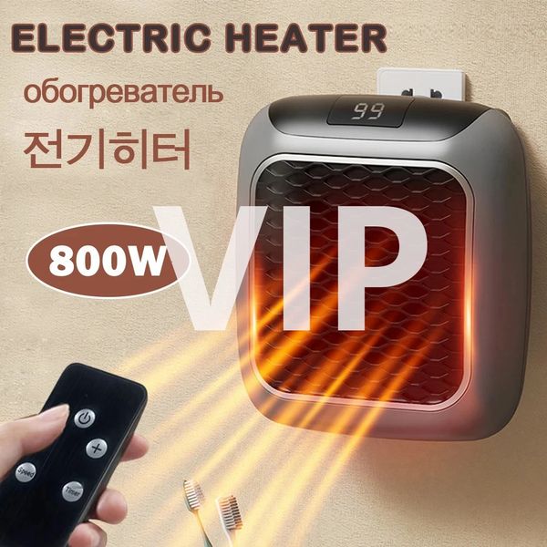 Elektrische Heizungen VIP Link 800 W kleine Badezimmer-Heizventilatoren Mini-Elektroheizung für zu Hause 231202