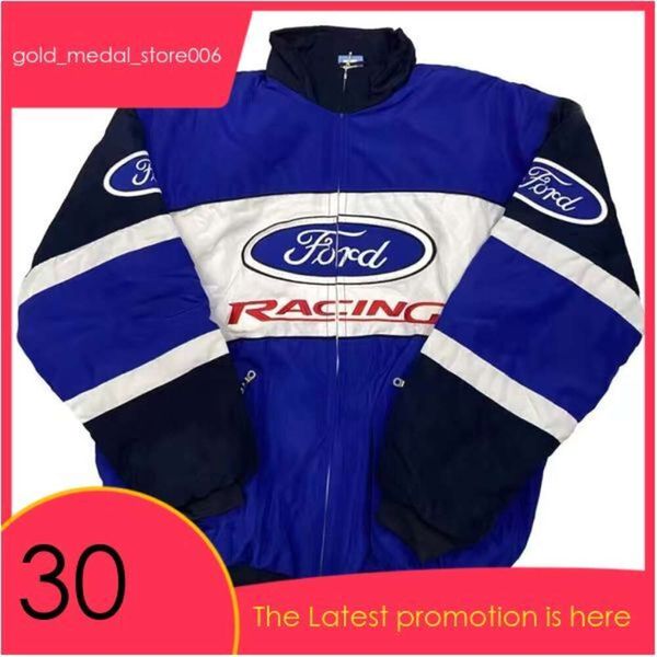Мужская гоночная куртка F1 в стиле ретро, американская куртка для велоспорта, мотоцикла, бейсбола, уличного хлопкового костюма, осенне-зимняя обувь Af1, куртка F1 460