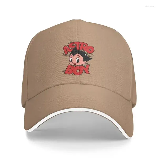 Gorras de bola Personalizadas Astroboy Anime Gorra de béisbol Hombres Mujeres Robot ajustable Manga Papá Sombrero al aire libre