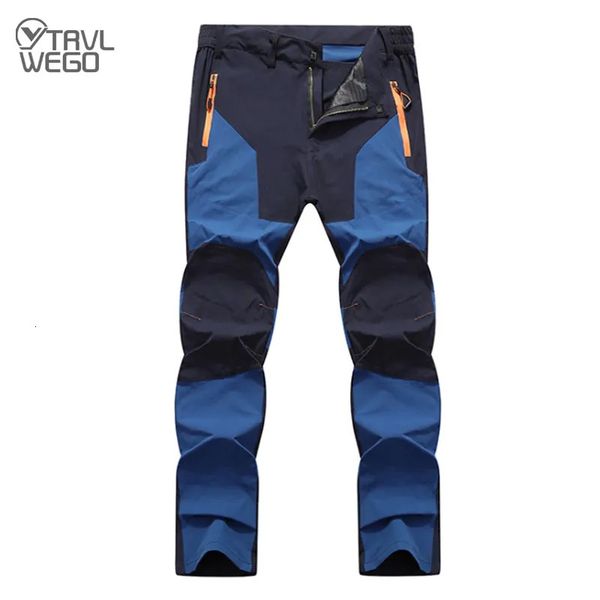 Pantaloni da esterno TRVLWEGO Pantaloni da trekking impermeabili traspiranti in nylon da corsa da uomo Pantaloni estivi elasticizzati sottili Pantaloni ad asciugatura rapida Pantaloni da arrampicata all'aperto 231202