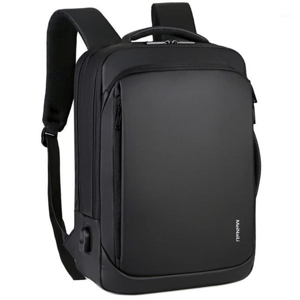 Sac à dos pour ordinateur portable hommes hommes sacs à dos ordinateur portable Mochila sac à dos étanche USB sacs de charge voyage Bagpack1255U