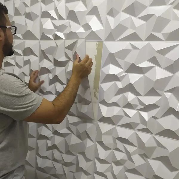 Adesivi murali 30x30 cm decorazione della casa ristrutturazione della parete pannelli 3D adesivo non adesivo arte piastrelle carta da parati camera bagno soffitto 231202