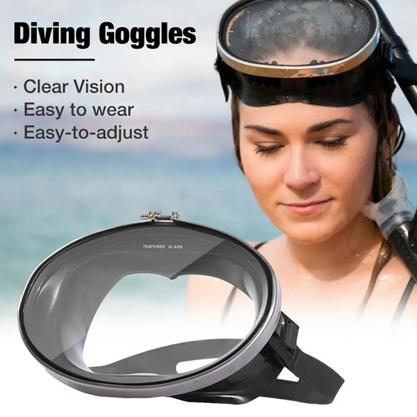 Acessórios de mergulho máscaras subaquáticas profissionais adulto silicone anti nevoeiro óculos natação pesca homens mulheres 231202