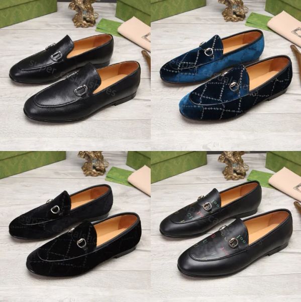 Designer-Schuhe Herren-Loafer aus echtem Leder, braun, schwarz, Herren-Wildleder, lässige Designer-Kleiderschuhe, Slip-on-Hochzeitsschuh mit Box 38-46 bxd