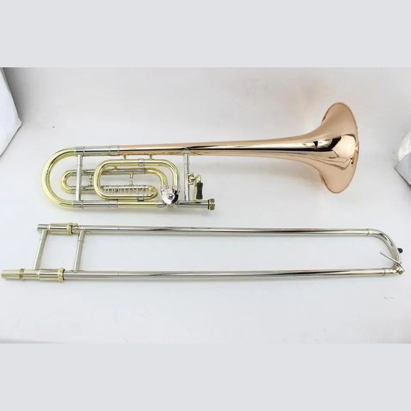 Margewate tenor bb-f # tune fósforo cobre trombone nova chegada instrumento musical chifre com caso bocal