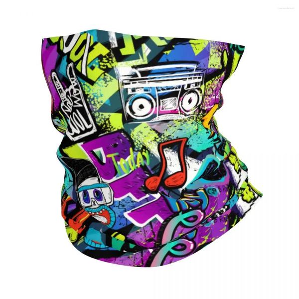 Sciarpe Cartone animato Tessile Abbigliamento Carta da regalo Motocross Bandana Copricollo Stampato Graffiti Art Pattern Sciarpa avvolgente Passamontagna multiuso