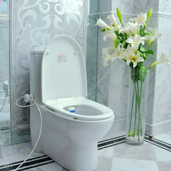 Set di accessori da bagno Bagno intelligente Sedile WC Bidet Coperchio Ass Flusher Dispositivo sanitario di scarico intelligente 231202