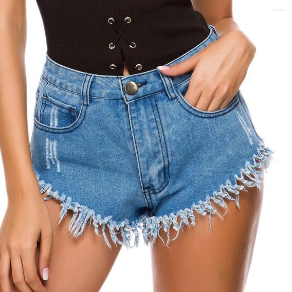 Frauen Shorts Y2K Ankunft Frauen Sexy Denim Nachtclub Hohe Taille Hosen Pole Dance Kurze Ropa De Mujer Pantalones Cortos