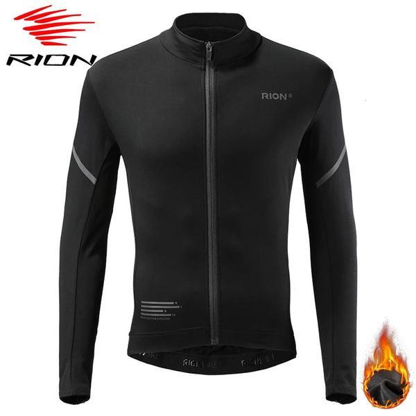 Conjuntos de camisa de ciclismo Rion Winter Man Ciclismo Maillot Jersey Bicicleta Roupas Manga Longa Enduro Motorcross T-Shirt Roupas Bicicleta Tricuta Jumper 231204