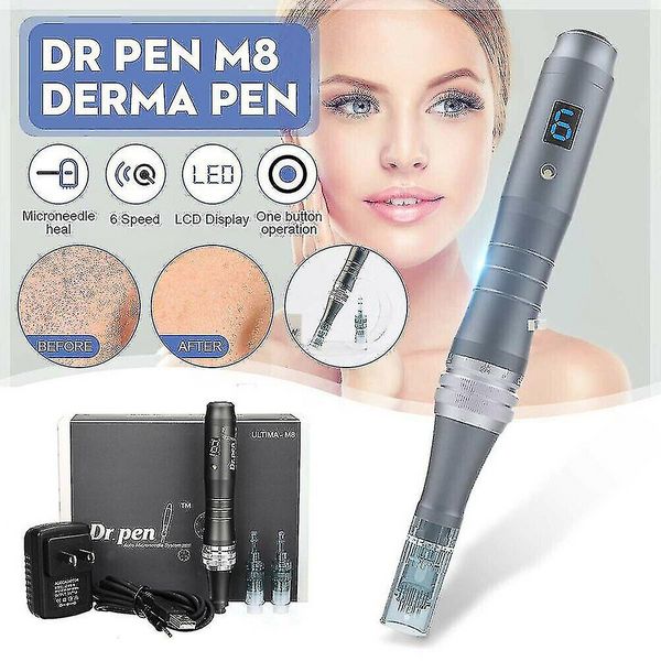Güzellik Ürünleri Modern Estetik Dr Pen M8 Kablosuz Dermapen Profesional Microneedling Terapi İğne Drag Nano Cilt Bakım Kiti Güzellik Makinesi