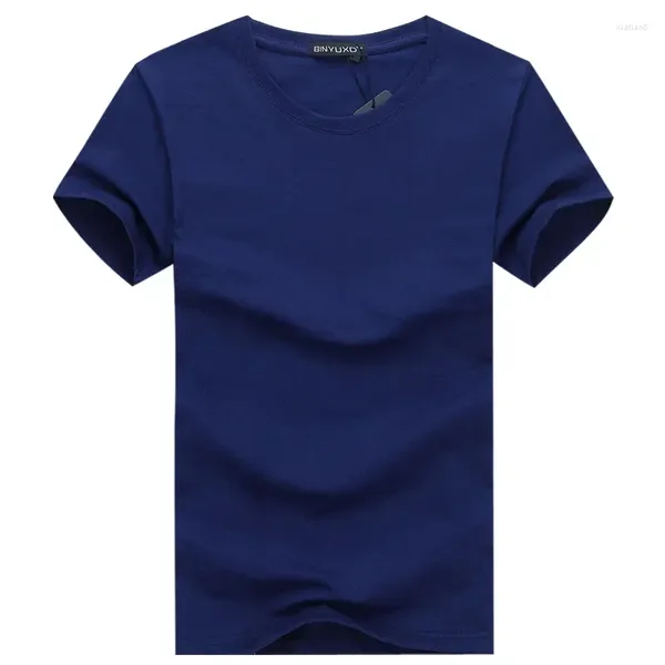 Ternos masculinos A2904 Simples Design Criativo Linha de Cor Sólida Camisetas de Algodão Estilo Chegada Manga Curta Camiseta Masculina Plus Size