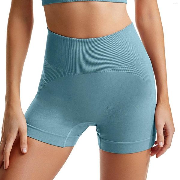 Damen-Shorts mit hoher Taille, für Damen, Fitness, Sport, Workout, Laufen, Yoga, Fitnessstudio, Damen-Pack