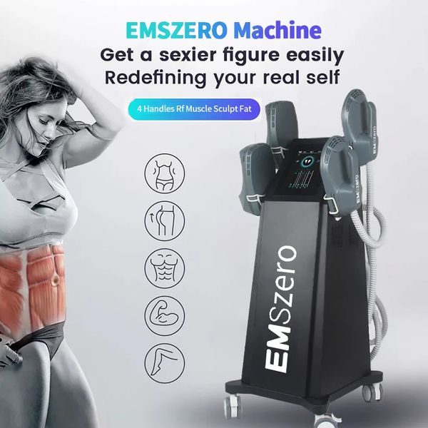 Heißes Angebot Emslim NEO EMSzero 4 Griffe Körperschlankheitsmaschine Elektromagnetisches RF-Muskeltraining Kurvenform Bauchstraffung Training Stehen HI-EMT RF-Gerät