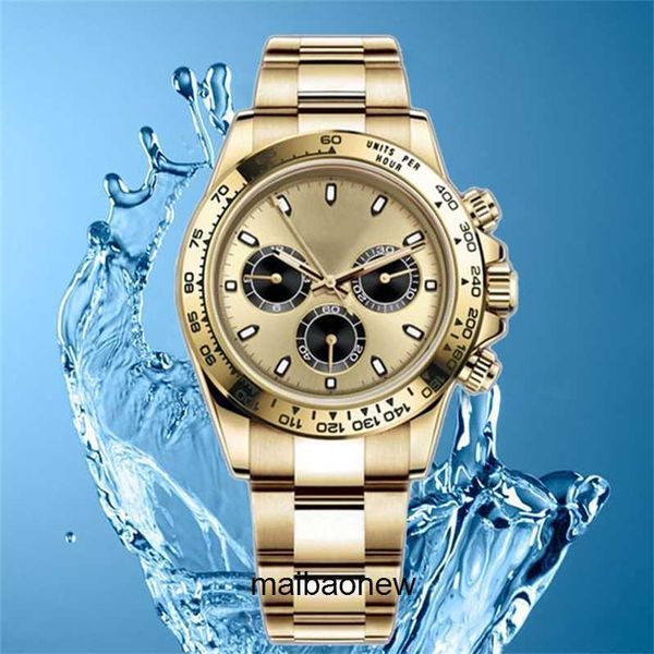 Relógio automático limpo fábrica de luxo masculino relógios panada montre 4130 movimento relógio super clonado à prova d'água safira designer relógio de aço inoxidável automático ydn