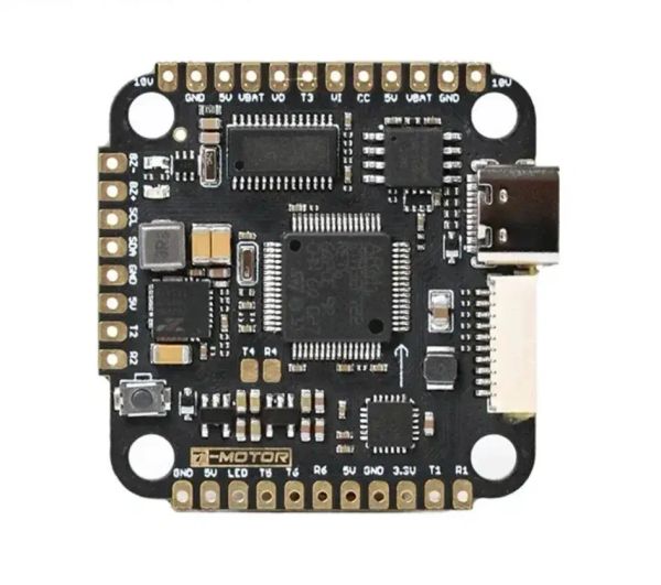 T-Motor Pacer F7 F722 Tek Taraflı Uçuş Kontrolörü STM32 F722 FPV geçiş dronları için C Tipi arayüzlü betaflight