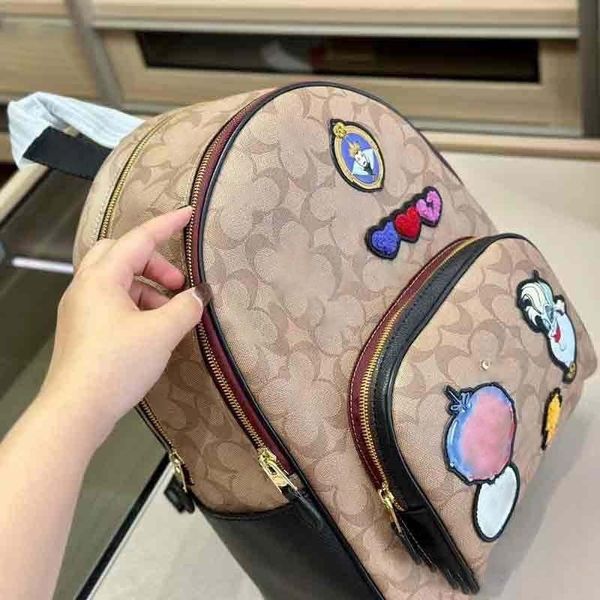 tasarımcı sırt çantası omuz ba deri sırt çantası kadın meslekçi çantası lüks moda çiçek hayvan mektubu desen yeni omuz çantası lüks seyahat çantası