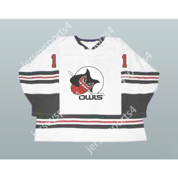 Benutzerdefinierte COLUMBUS OWLS IHL HOCKEY JERSEY NEU oben genäht S-M-L-XL-XXL-3XL-4XL-5XL-6XL