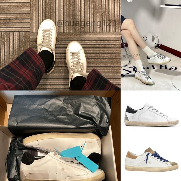 Gänseschuh-Sneaker für Damen, Star-Stil, Universitätsrosa mit silbernem Absatz, Schwarz, Weiß, Grau, Rot, Glitzer, Blau, Luxus-Sneaker in großen Größen, Damen- und Herrenschuhe, Trainer