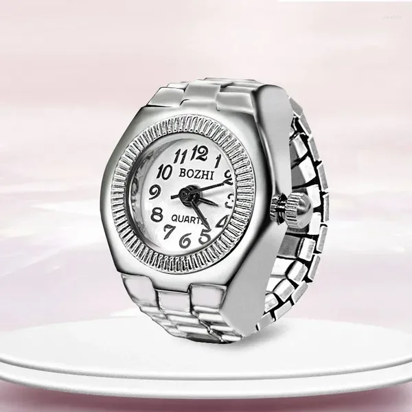 Horloges Ring Horloge Verkopen Creatieve Legering Shell Vinger Ronde Wijzerplaat Paar Mannen En Vrouwen Relogios Masculinos De Luxo Origineel