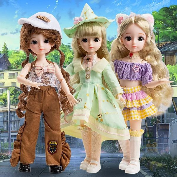 Куклы 30 см 11 8 дюймов шарнирная кукла принцесса для девочек имитация игрушки подарок на день рождения сумка на выбор нескольких стилей 231204