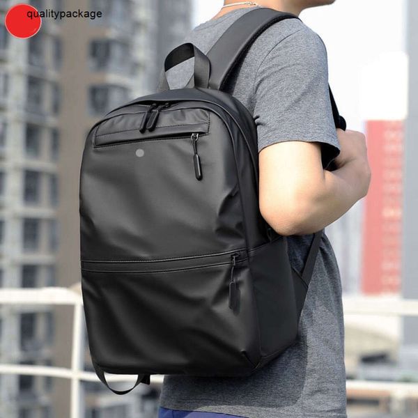 Borse da sera Zaino Zaini LL Borsa per laptop Borsa da viaggio per attività all'aperto in PU Borsa sportiva per adolescenti Scuola Nero Grigio