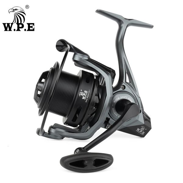 Mulinelli da pesca a mosca2 Mulinello da spinning W.P.E EG 4500 5500 7 1 BBS 4.6 1 Rapporto di trasmissione Feeder Bobina di filo completamente in metallo Attrezzatura per pesci 231204