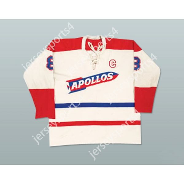 Maßgeschneidertes HOUSTON APOLLOS HOCKEY-Trikot, neu, oben genäht, S-M-L-XL-XXL-3XL-4XL-5XL-6XL